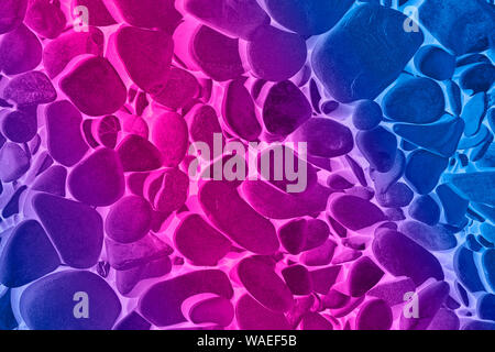 Neon light abstract background with copy space Stock Photo