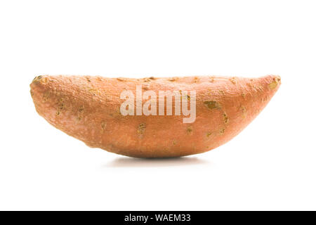 The sweet potatoes isolated on white background. Stock Photo