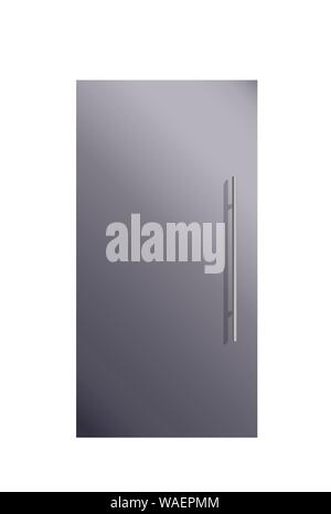 metal cabinet door, vector Stock Vector