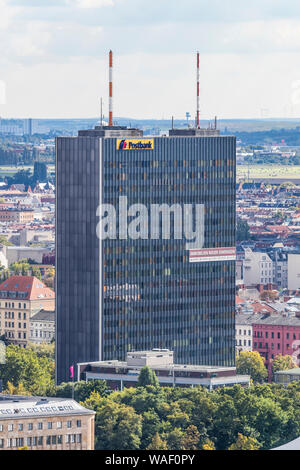 Office skyscraper bulding on Hallesches Ufer 60 in Kreuzberg district of Berlin Stock Photo
