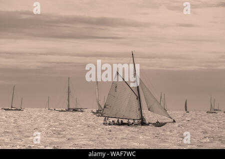 Classic Yacht Regatta Panerai Cannes C te d Azur France Stock