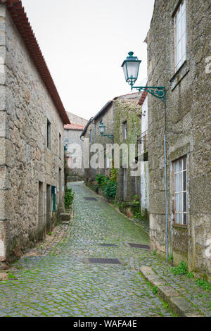 Old street in village of Monsanto, Portugal Stock Photo