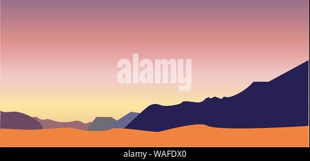 bright vector mountains Stock Vector