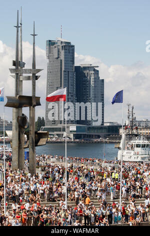 Gdynia seaside town, important seaport in Gdansk Bay ...