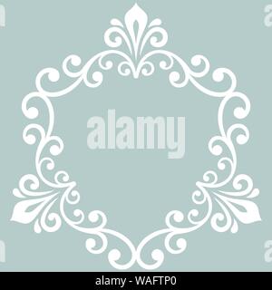 Elegant Vector Ornament in Classic Style Stock Vector