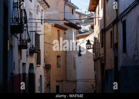 streets of the ancient town of tarazona Stock Photo