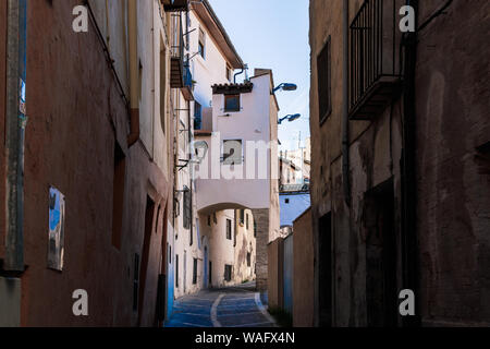 streets of the ancient town of tarazona Stock Photo