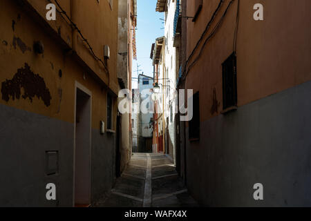 streets of the ancient town of tarazona Stock Photo