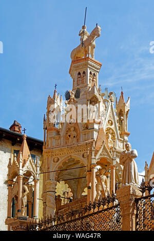 Scaliger-Grabmäler, Arche Scaligere, Verona Italien (Italia), 30077117 Stock Photo