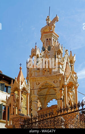 Scaliger-Grabmäler, Arche Scaligere, Verona Italien (Italia), 30077118 Stock Photo