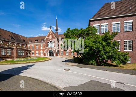 Academic, architecture, outside view, field recording, building, DE, DEU, Germany, Dusseldorf, Europe, Protestant, colour photo, colour print, colour Stock Photo