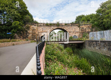 The historic Skerne Bridge in Darlington,England,UK Stock Photo - Alamy