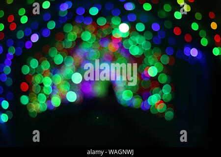 abstract colorful defocused circular facula,abstract background Stock Photo