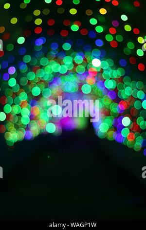 abstract colorful defocused circular facula,abstract background Stock Photo