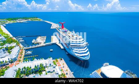 Aerial view of Key West. Florida. USA. Stock Photo