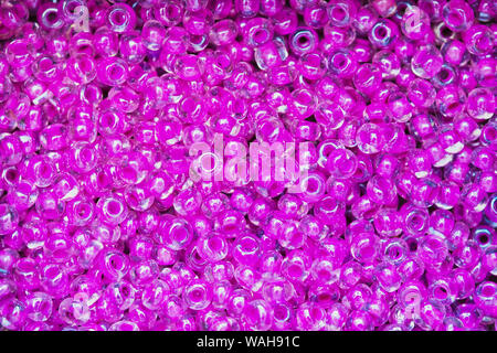 Pink Beads Macro Background Stock Photo, Picture and Royalty Free