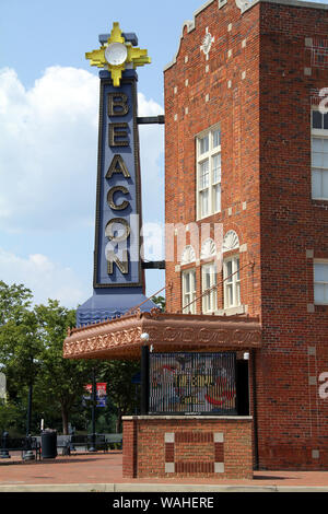 Exterior view of the Beacon Theatre in Hopewell, VA, USA Stock Photo