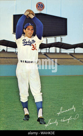 Dodgers Sandy Koufax 8x10 PhotoFile Leaning Over Pre-windup Photo Un-signed