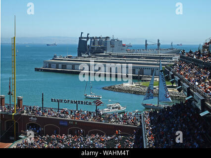 View of Oracle Park from McCovey Cove! #sfgiants #mlb #stadiums #bucke