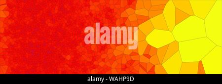 Stained glass colorful voronoi polygonal algorithm background, vector abstract. Irregular cells pattern. 2D Geometric shapes grid texture. Aspect Rati Stock Vector