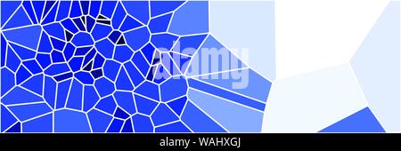 Stained glass colorful voronoi polygonal algorithm background, vector abstract. Irregular cells pattern. 2D Geometric shapes grid texture. Aspect Rati Stock Vector
