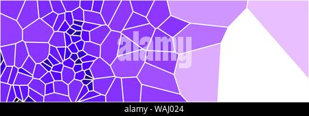 Stained glass colorful voronoi polygonal algorithm background, vector abstract. Irregular cells pattern. 2D Geometric shapes grid texture. Aspect Rati Stock Vector