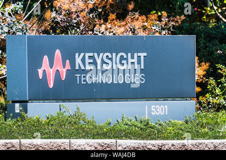 August 9, 2019 Santa Clara / CA / USA - People walking towards the ...