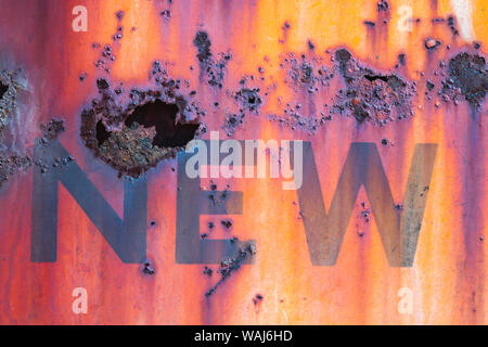 Rusted metal. Stock Photo