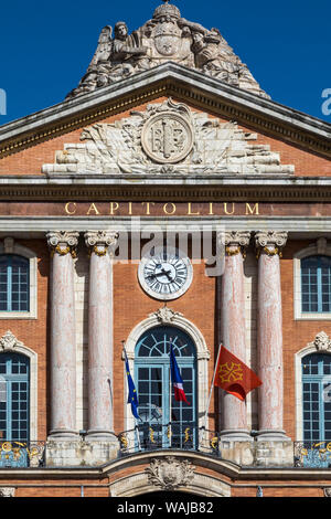 France, Toulouse. Capitole de Toulouse (city hall and administration) Stock Photo