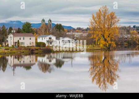 Canada, Quebec, Magog. Autumn Stock Photo