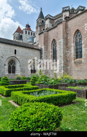 France, Cahors. Cathedral Saint-Etienne. Stock Photo