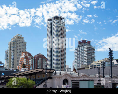 High-rise buildings in Palermo. Buenos Aires, capital of Argentina. Stock Photo