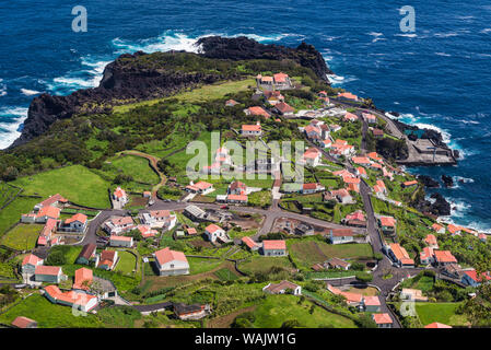 Portugal, Azores, Sao Jorge Island. Faja do Ouvidor Stock Photo