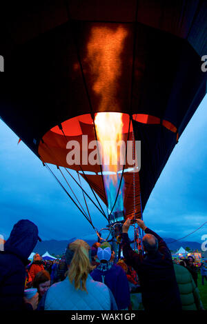 USA, Albuquerque. International Balloon Fiesta Stock Photo