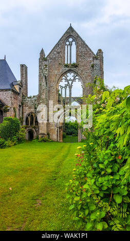 Paimpol, the Abbey of Beauport, Cotes-d'Armor department, Bretagne, France Stock Photo