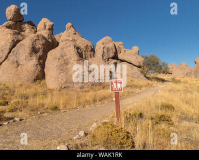 City of Rocks State Park, New Mexico, USA Stock Photo