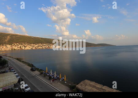 Amfilochia, Greece - 26 July 2019: The city of Amfilochia in the outskirts of western Greece Stock Photo