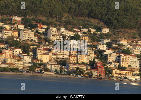 Amfilochia, Greece - 26 July 2019: The city of Amfilochia in the outskirts of western Greece Stock Photo