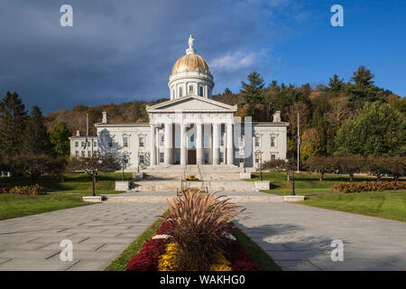 USA, Vermont, Montpelier. Vermont State House Stock Photo