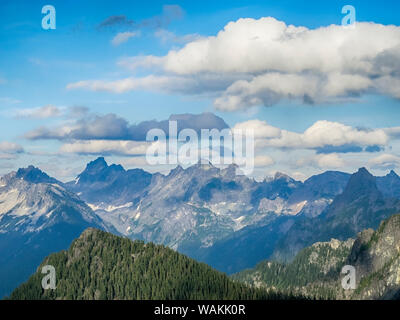Washington State, Alpine Lakes Wilderness. Central Cascades Stock Photo