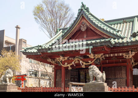 Entrance to the Ozaki Shrine in Kanazawa, Japan Stock Photo