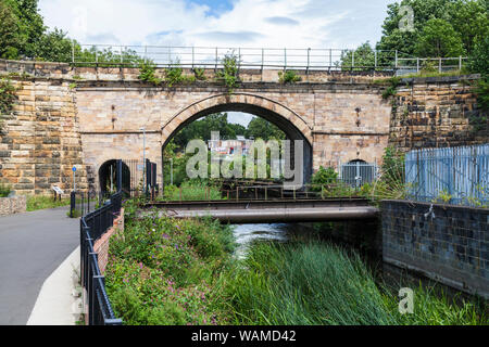 The historic Skerne Bridge in Darlington,England,UK Stock Photo - Alamy