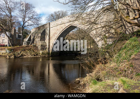 The Bridge Of Balgownie In Old Aberdeen Over The River Don In Aberdeen ...