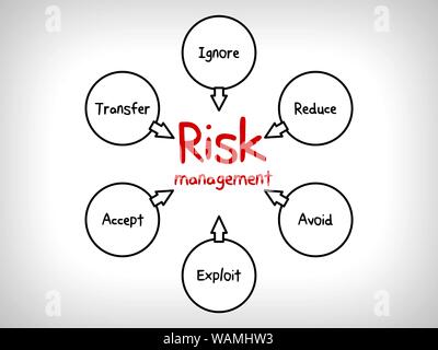 risk management strategies - ignore, accept, avoid, reduce, transfer ...