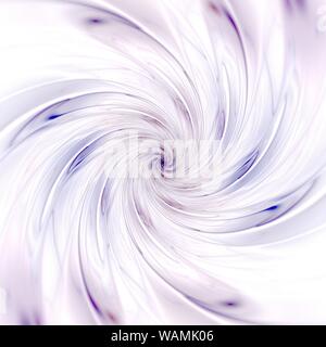 Abstract Symmetrical fractal tornado spiral galaxy, digital artwork for creative graphic design. Computer generated graphics. Stock Photo