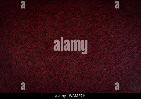 Dark red leather book cover design abstract vintage background grunge style texture pattern. Stock Photo