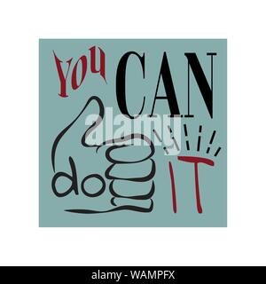 Slogan print with stylish picture. Lettering design for posters, t-shirts, cards, invitations, banners, advertisement. Vector EPS10 Stock Vector