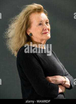 Edinburgh, Scotland, UK, 21 August 2019. Edinburgh International Book Festival. Pictured: Annie Ernaux is one of France’s most respected writers who has won awards for her books. Her memoir Les Années made the longlist for this year’s Man Booker international prize Stock Photo