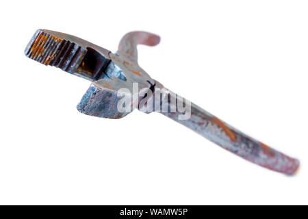 old rusty pliers isolated on white background Stock Photo