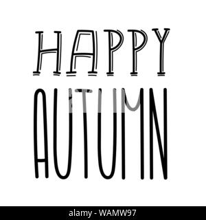 Autumn tall fun font lettering. Elongated cute letters. Elongated alphabet with thin letters. Elegant autumn in narrow typeface. Customized font for l Stock Vector